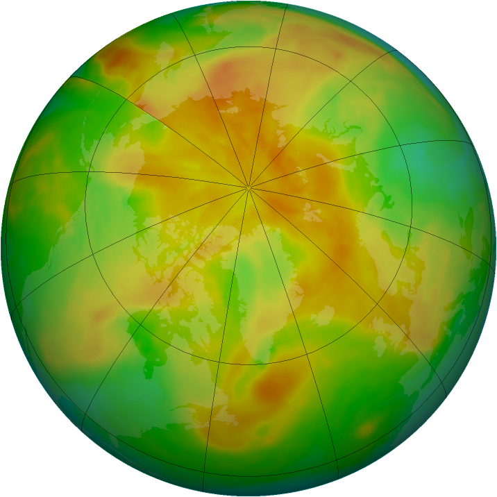 Arctic ozone map for 13 May 2014